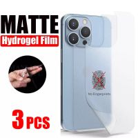 3PCS Matte Hydrogel Film For iPhone 14 13 12 11 Pro Max Mini Screen Protector on iPhone 7 8 Plus XR X XS Max SE 2022 Back Film