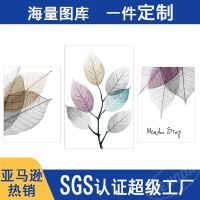 [COD] Cross-border painting core wholesale simple living room background wall decoration frameless fresh flower poster