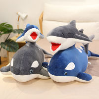 1PC 50-105cm Whale Plush Toys Popular Sleeping Pillow Travel Companion Toy Cute Stuffed Animal Fish Pillow Toys Home Ornament