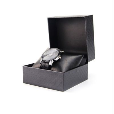 Jewellry Accessories Box Fashion Luxury Packaging Box Diamond Pattern Watch Boxes Jewelry Case Flip Lid Watch Box