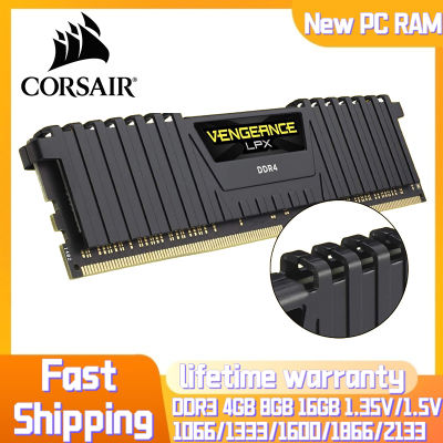 CORSAIR LPX DDR4 RAM 8GB 16GB DDR4 2400Mhz/2666Mhz/3200MHz/3600MHz PC4-19200/21300/25600/28800หน่วยความจำสำหรับเดสก์ท็อป