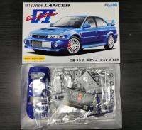 FUJIMI 1/24 Mitsubishi Lancer Evolution VI GSR w/Window Frame Masking (โมเดลรถยนต์ Model DreamCraft)