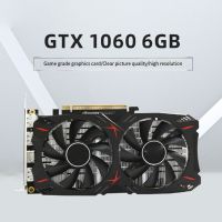 1 Piece GTX1060 6GB Game Graphics Card High Quality Graphics Card Silent Fan Cooling 8000MHz Desktop Computer GDDR5 Game Graphics Card Black