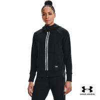 Under Armour UA Womens Rival Terry Taped Full Zip Hoodie อันเดอร์ อาร์เมอร์ เสื้อเทรนนิ่ง สำหรับผู้หญิง รุ่น Terry Taped