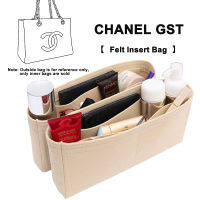 เหมาะสำหรับ GST รู้สึกผ้าใส่กระเป๋า Organizer กระเป๋าในกระเป๋าแต่งหน้ากระเป๋าถือออแกไนเซอร์เดินทางภายในกระเป๋ากระเป๋าเครื่องสำอางแบบพกพา