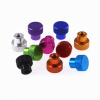 5 ชิ้น/ล็อต M3 M4 m5 m6 อลูมิเนียมที่มีสีสันกรอบตาบอดมือขันหน้าแปลน Nut step knurled thumb nut-SJK STORE