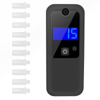 1pcs Professional Digital Breath Alcohol Tester Mini Breathalyzer Gadget Detector Alcohol Analyzer AAT088 LCD Display Easy Use