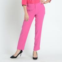 LOF FI CIEL BUSINESS BASIC PANTS กางเกงขายาวทรงเบสิคสีชมพู (FYT5ME)