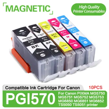 Canon PGI-570xl Black PgBK Ink Cartridge for Pixma MG5750 MG5751 MG5752  MG5753