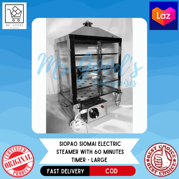 Good's Siopao Siomai Electric Steamer with 60 Minutes Timer Large