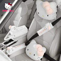 Hello Car Steering Wheel Cover Pillow Shoulder Tissue Box Multi-pack Winter Plush Non-slip Warm Cartoon Handle Cover