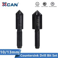 (YING SHUN)สว่านลบมุม2ชิ้น10/13มม. 7 Countersink บิต1/4 39; 39; ก้านคาร์บอนที่ตัดรูไม้