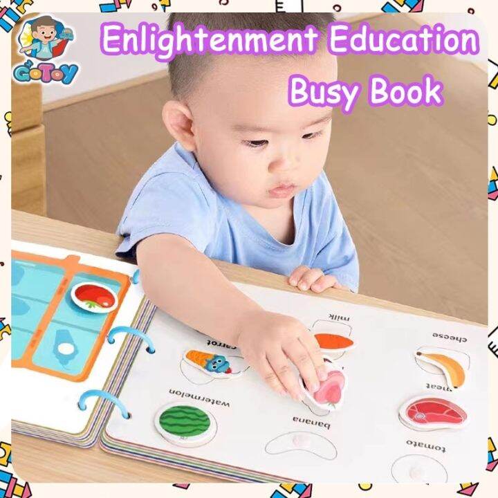 【10 Pages】 Busy Book Interactive Binder Educational Learning Book Quiet ...