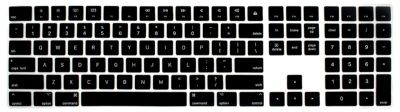 Silicone Keyboard Protector For Apple Magic Keyboard A1843 (2017 release) US keyboard layout with Numeric Keypad A1843 MQ052LL/A