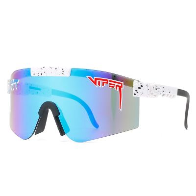 ：“{—— Men And Women Colorful Reflective Sunglasses Outdoor Cycling Mountain Bike Sports Large Frame Glasses Uv400 2023