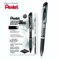 Pentel ปากกาหมึกเจล เพนเทล Energel Deluxe Cap BL60 1.0mm - หมึกสีดำ (กล่องละ 12 ด้าม)