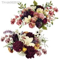 ◙ Three Ratels QCF123 Classical gorgeous bouquet nostalgic style family decorative wall sticker