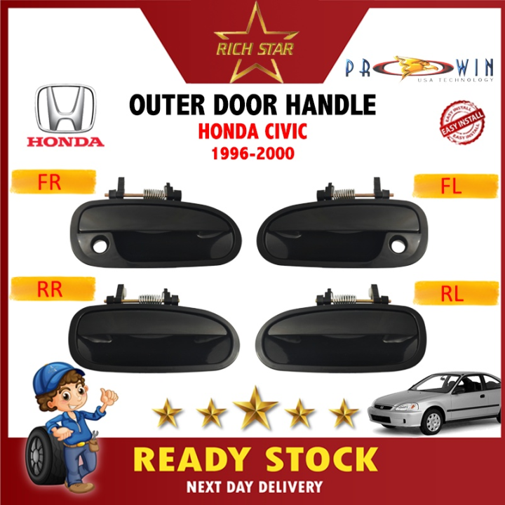 Honda Civic Ek3ek4ek3ek4ek91996 2000outer Door Outer Handleexterior Door Handleblack 5064