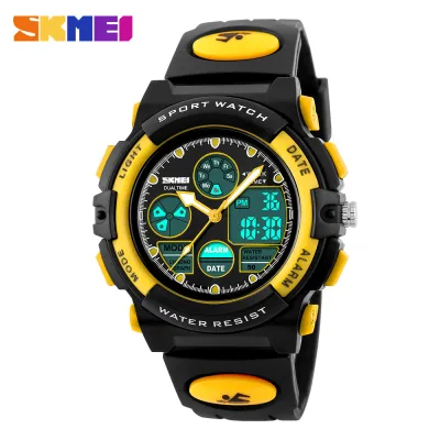 SKMEI Sports Kids Watches Children Waterproof Military Dual Display Wristwatches LED Waterproof Watch montre enfant 1163