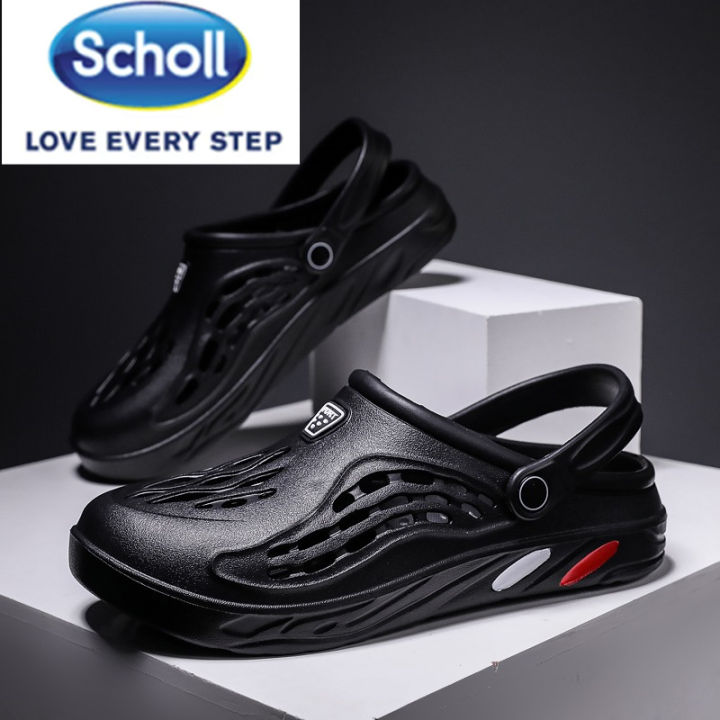 รองเท้า-scholl-สกอลล์-scholl-รองเท้าแตะสำหรับนวดรองเท้าแตะสไตล์ใหม่และรองเท้าแตะสำหรับผู้ชายรองเท้าแตะเพื่อสุขภาพบ้านพื้นแบนด้านนอกสวมใส่ได้ทุกแบ-รองเท้าสกอลล์-nbsp-รองเท้าสกอ-สกอล์-scholl-รองเท้าสกอล