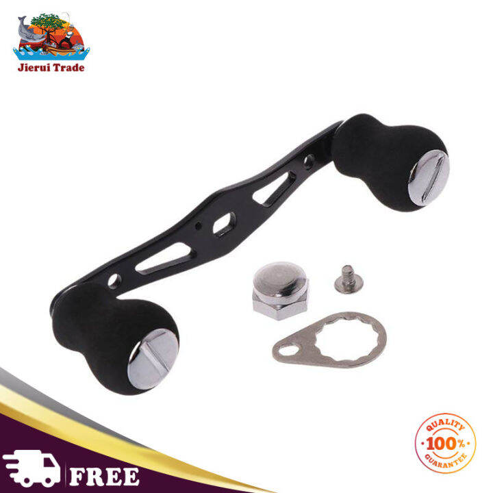 รอกตกปลา-handle-double-handle-design-ซ้ายขวา-ultralight-reel-crank-อุปกรณ์เสริม-fishing-reel-repair-parts