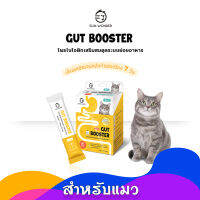 [1กล่อง-12ซอง] Sun Wonder Daily Gut Booster อาหารเสริมสำหรับแมวสูตรพิเศษ ผงโพรไบโอติกเสริมสมดุลระบบย่อยอาหาร