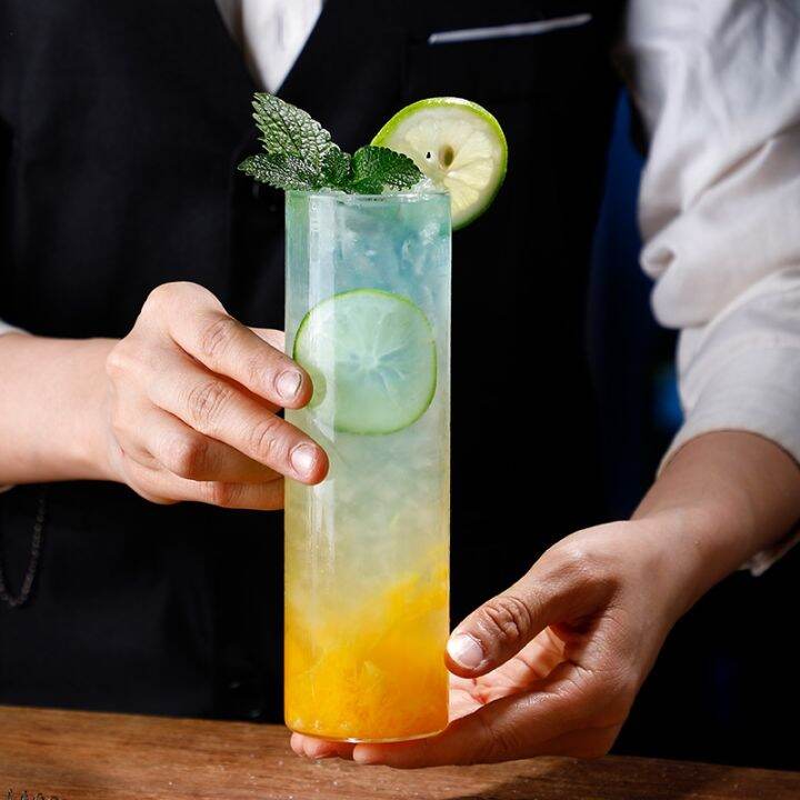 [MENG HONG]Cocktail Glass Japanese Style Straight Colin Glass Highball