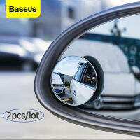 Baseus 360องศาสากลจุดบอดกระจกสำหรับรถขายดี Frameless มุมกว้างกล้องส่องทางไกลตรวจสอบที่จอดรถกระจก