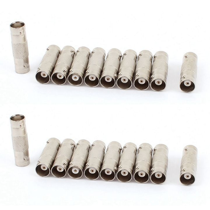 20Pcs BNC Female CCTV RG59 Coaxial Cable Connector Adapter