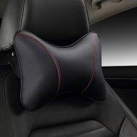 brand car headrest pillow universal comfortable pu leather auto neck pillows fit for most cars quality guarantee Seat Cushions