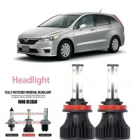 ไฟหน้ารถยนต์ LED 40w 6000k สีขาว สําหรับ Honda Stream 2001-2023