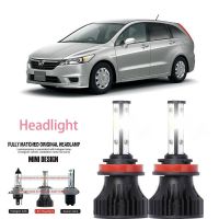 ไฟหน้ารถยนต์ LED 40w 6000k สีขาว สําหรับ Honda Stream 2001-2023 2PCS