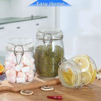 [A648] โหลแก้วสูญญากาศ  โหลแก้วมีฝาปิด มีหลายขนาดให้เลือก Glass sealed jar