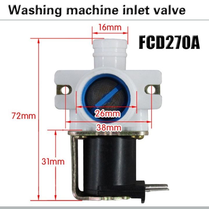 เหมาะสำหรับ-samsung-lg-panasonic-sanyo-เครื่องซักผ้าอัตโนมัติหลายยี่ห้อ-inlet-valve-solenoid-valve-fcd-270a-parts