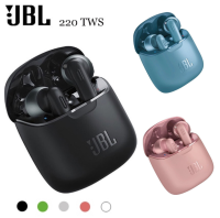 Bluetooth Headset รุ่น หูฟังบลูทูธ T220 TWS true wireless Bluetooth Headphones stereo headset with mic and charging case Wireless Earbuds ( หูฟังบลูทูธ , หูฟังไร้สาย , เครื่องเสียง , Bluetooth)