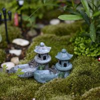 pc Vintage ประดิษฐ์ Pool Tower Miniature House Fairy Garden ตกแต่งบ้าน Mini Craft Micro ภูมิทัศน์ Garden Home Decor-ogfhdsd