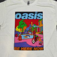 เสื้อวง OASIS ผ้าฝ้ายฤดูร้อนสบาย ๆ เสื้อยืด