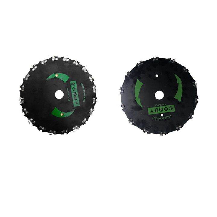 9Inch Chain Saw Tooth Mower Blade Teeth Chainsaw Brush Cutter Grass
