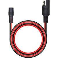 60cm 14AWG DC 5.5mm x 2.1mm Female to SAE 2 Pin Quick Disconnect Wire Harness Extension Cable for Portable Powers Motorcycle