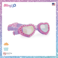 BLING2O แว่นตาว่ายน้ำเด็กยอดฮิตจากอเมริกา HEART THROB PINK แว่นว่ายน้ำแฟชั่น ใส่สบาย ของใช้เด็กน่ารัก สำหรับเด็กผู้หญิง 3+ปี