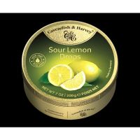 ลูกอม Cavendish &amp; Harvey  จากเยอรมัน ลูกอมนรส Sour Lemon เข้มข้น อร่อยมาก ทำจากน้ำผลไม้จริงๆ(7034)