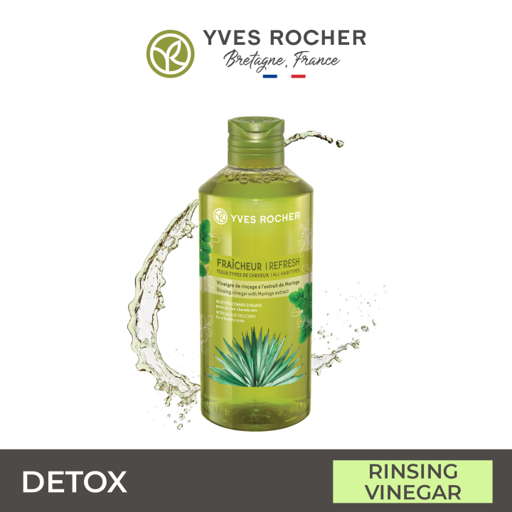 Detox Rinsing Vinegar 400ml by YVES ROCHER Hair Care Lazada PH