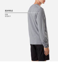 ARCTERYX Archeopteryx เสื้อยืดแขนยาวผู้ชาย,ผ้าแห้งเร็ว MOTUS SL9449