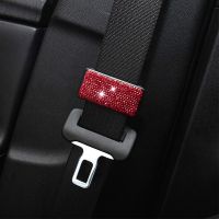 【hot】 1PCS Car Safety Diamonds Adjustable Holder Stopper Buckle Clamp Clip  Interior Accessories