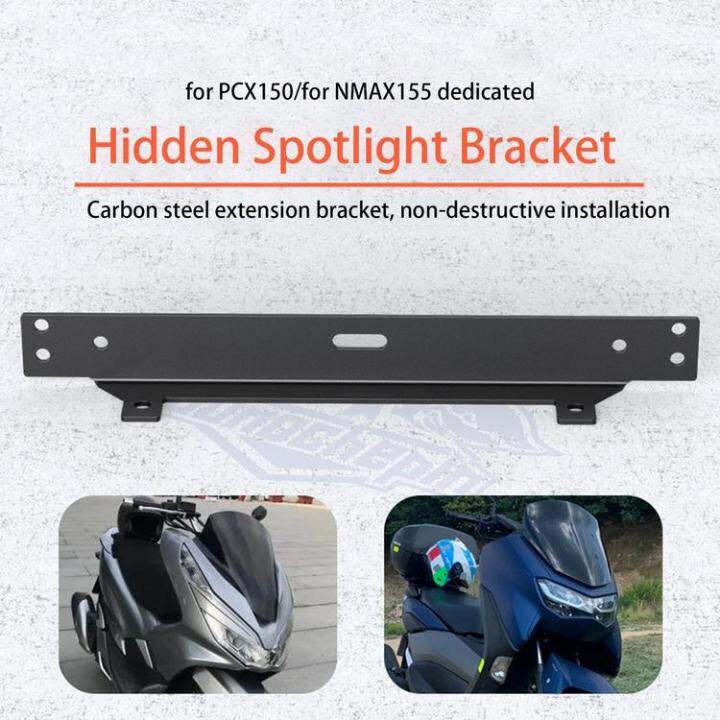 motorcycle-stainless-spotlight-mounting-bracket-for-nmax155-pcx160-pcx150-modified-lamp-fixed-holder-spotlight-pole-frame-graceful