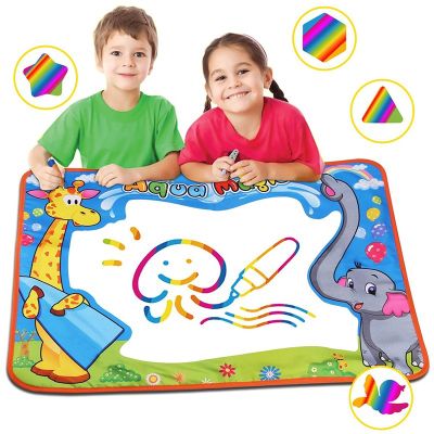 Magic Water Drawing Mat with 1PCS Magic Water Pens Doodle Mat Painting Toy Funny Drawing Toys For Children Birthday