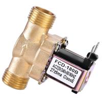 1/2 Inch Ac 220V Normally Closed Brass Electric Solenoid Magnetic Valve For Water Control Chemical Liquid Industry Pumps