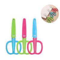 กรรไกร สุดน่ารัก คละสีจำนว กรรไกรพกพา กรรไกรสแตน เครื่องเขียน school scissors Alizmart