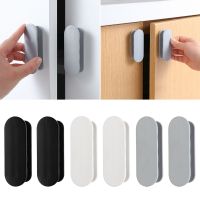 2pcs Paste The Open Sliding Door Handles For Interior Doors Glass Window Cabinet Drawer Wardrobe Self-adhesive Handle Door Hardware Locks