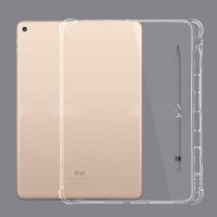 {RUBBIE Shell}เคสแท็บเล็ตพร้อมที่ใส่ปากกาสำหรับ iPad Mini 5 2019 7.9 39; 39; TPU Soft Back Cover สำหรับ iPad Mini5 A2126 A2124 A2133 7.9เคสซิลิโคน